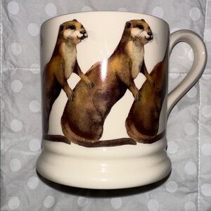 Otter Design Cream Mug Emma Bridgewater, half pint